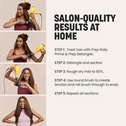 Drybar The Buttercup Blow-Dryer ? Faster Drying, More Shine, Less Frizz ? Ultra Powerful yet Lightweight Professional Hair Dryer