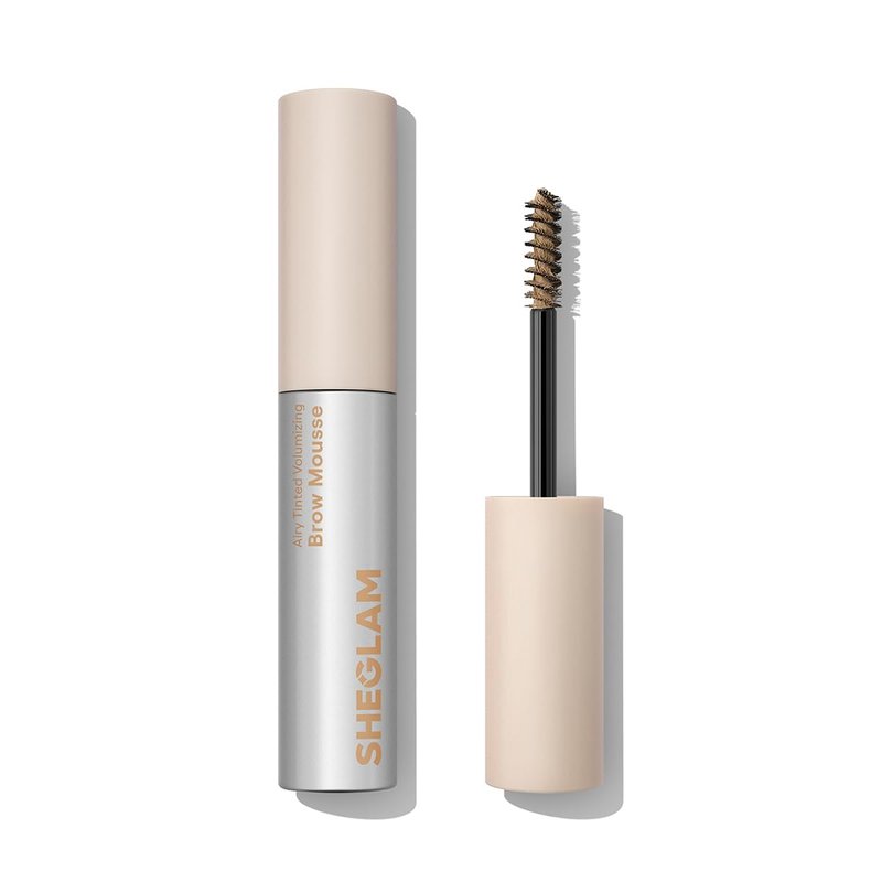 SHEGLAM Airy Tinted Volumizing Brow Mousse Eyebrow Cream Gel Highly Pigmented Shaping Filling Water Removal-Blonde