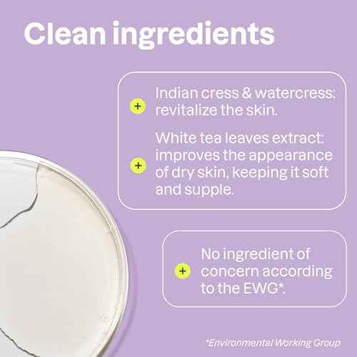 ATTITUDE Body Cream, EWG Verified Moisturizer, Vegan Moisturizing Products For Dry Skin, Dermatologically Tested, White Tea Leaves, 8 Fl Oz (Pack of 6)