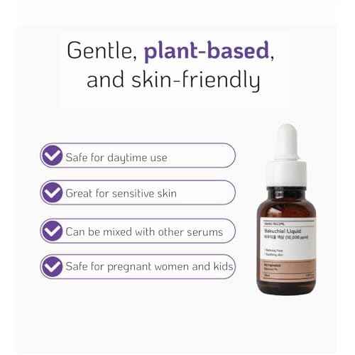 Korean Bakuchiol Concentrate Mix 2 Drops In Any Step of Your Skin Care Routine Retinol Alternative Non GMO Vegan Certificate Safe Natural Botanical Antioxidant Cold Pressed 10000ppm 30ml