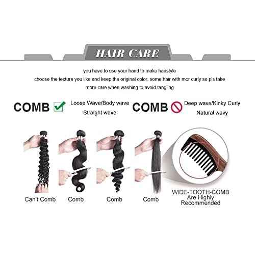 Brown Bundles Color 30 Brown Water Bundles Human Hair Brown Water Wave Bundles Brown Wet and Wavy Brazilian Hair Weave Bundles Unprocessed Brazilian Virgin Hair For Black Women 10 10 10 inch