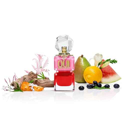 Juicy Couture Oui Eau De Parfum, Women's Perfume with Notes of Watermelon, Jasmine & Techno Woods, Fruity & Floral, Gift for Her
