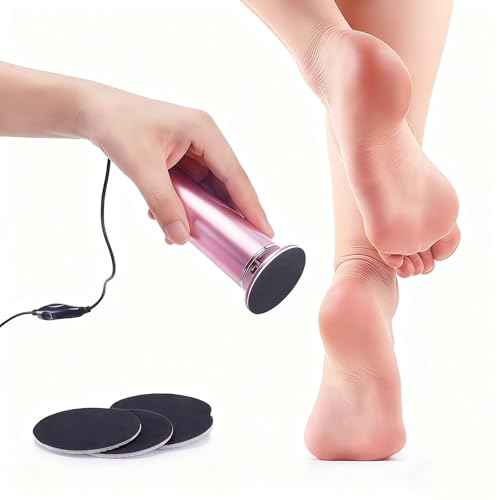 Electric Foot Callus Remover,Callus Remover for Feet,with 60pcs Sanding Disc,Electric Speed Adjustable Foot File for Dead Skin Cracked Skin Calluses for Men and Women