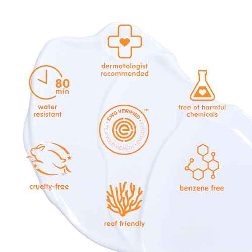 Thinkkids SPF 30 Mineral Sunscreen for Kids, Clear Zinc Oxide, 6 fl oz, Natural, Vegan, Reef Safe, Water Resistant Broad Spectrum UVA/UVB Sun Protection