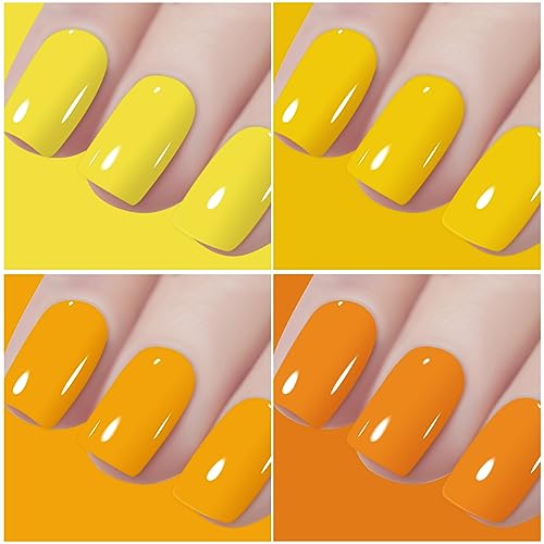 Vishine 48 Colors Gel Nail Polish Set, Autumn Winter Popular Nail Polish with Base Top Coat, Lasting UV LED Gel Polish Manicure Kit 8ml
