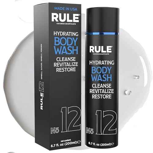 No.12 Body Wash, Shower Gel for Men with Shea Butter, Aloe Vera, Chamomile and Coconut Oil for Skin, Cleanse, Hydration, Revitalize & Restore, Perfect for Daily Use, 200 mL