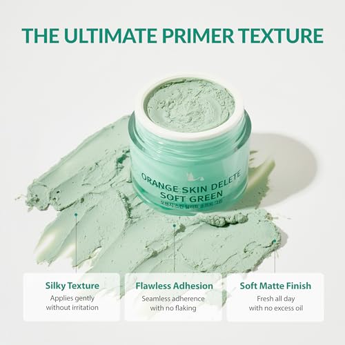 Orange Skin Delete Soft Green Pore Primer Korean Makeup 30g 1.06 oz