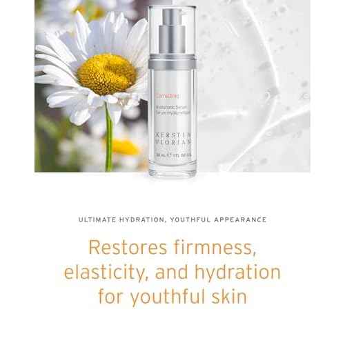 Kerstin Florian Hyaluronic Acid Serum | Moisturizing Anti-Aging Serum for Hydration & Plumpness | Paraben-Free | 1 fl oz