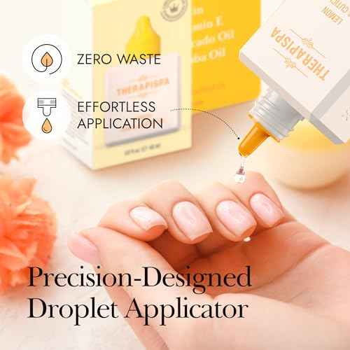 THERAPISPA Nail & Cuticle Oil with Avocado, Jojoba, Biotin & Vitamin E ? Nourishes Cuticles, Strengthens Nails & Supports Nail Growth (Lavender, 2.0 fl oz)