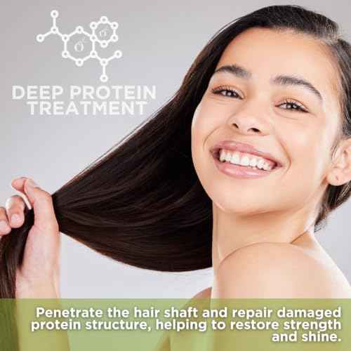 Deep Conditioning Treatment Mask - Hair Mask Conditioner for Damaged Dry Hair, Deep Conditioner for Curly Hair, 12oz