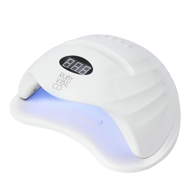 48W UV LED Nail Dryer for Gel Polish with 36 LED Beads, Phone Holder, Automatic Sensor and 4 Timer Settings for Gel Nail, Toe Nails