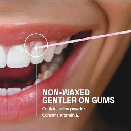 REACH ULTRACLEAN Gentle Gum Care Expanding Floss ? Woven, Non-Waxed, PFAS-Free with Vitamin E, for Sensitive Gums, Cinnamon Mint 55YD (3-Pack)