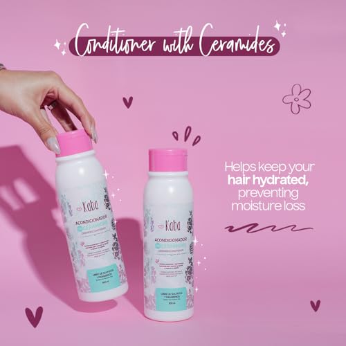 D'Luchi Kaba Ceramide Hair Conditioner For Women | Conditioner For Dry Hair, Damaged and Dehydrated | Repairs Split Ends | Frizz Control | 17oz