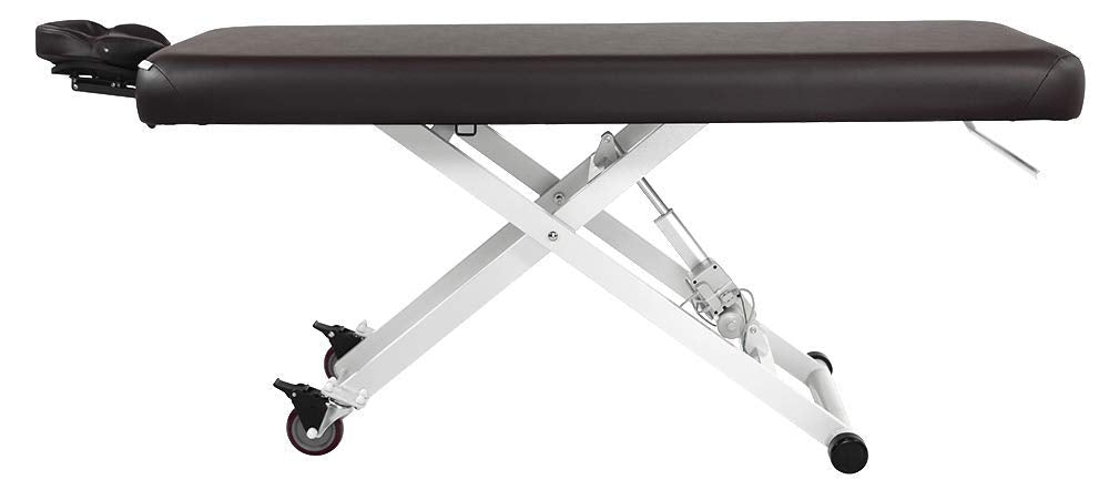 SKINACT Stella Electric Medical Spa Treatment Table (Facial Chair/Bed) ADA Compliant (Brown)