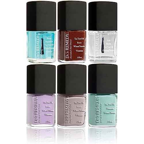 Dr.'s Remedy Enriched Nail Polish Kit SATISFYING STOCK-UP Collection Set of 6