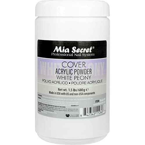 Cover White Peony Acrylic Powder Mia Secret (1.5 lbs)