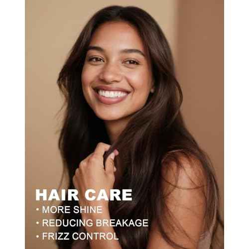 Argan Oil for Hair, Pure and Natural Morocco Argan Oil, Argon Oil For Hair, Scalp, Face & Skin Care, 100% Cold Pressed Hair Conditioner, Unrefined Argon Nails Carrier Oil (8 Fl Oz)