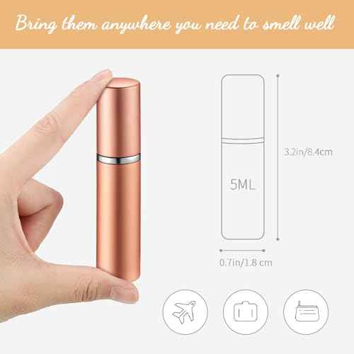 140 Pcs Perfume Travel Refillable Atomizers Bulk Mini Atomizer Sprayer with Perfume Refill Pump Dispenser Pump Transfer Tool (Morandi Color,5 ml)