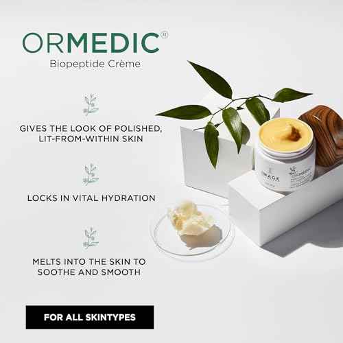 IMAGE Skincare, ORMEDIC Biopeptide Cr?me, Balancing Face Moisturizer with Shea Butter, Hyaluronic Acid and Organic Plant Oils, 2oz