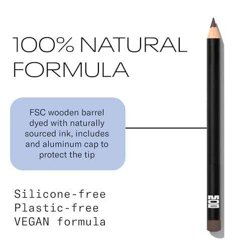 MOB Beauty Smooth Precision Waterproof Lip Liner M159 Cool-Toned Taupe ? Long-Wearing, Glide-On Formula with 100% Natural Ingredients, Vegan and Cruelty-Free, Plastic-Free Formula and Packaging