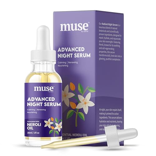 Advanced Night Serum ? 1% Squalane for Deep Hydration & Skin Repair, Overnight Recovery for Fine Lines & Dryness, Lightweight, Fast-Absorbing Formula - 1 oz
