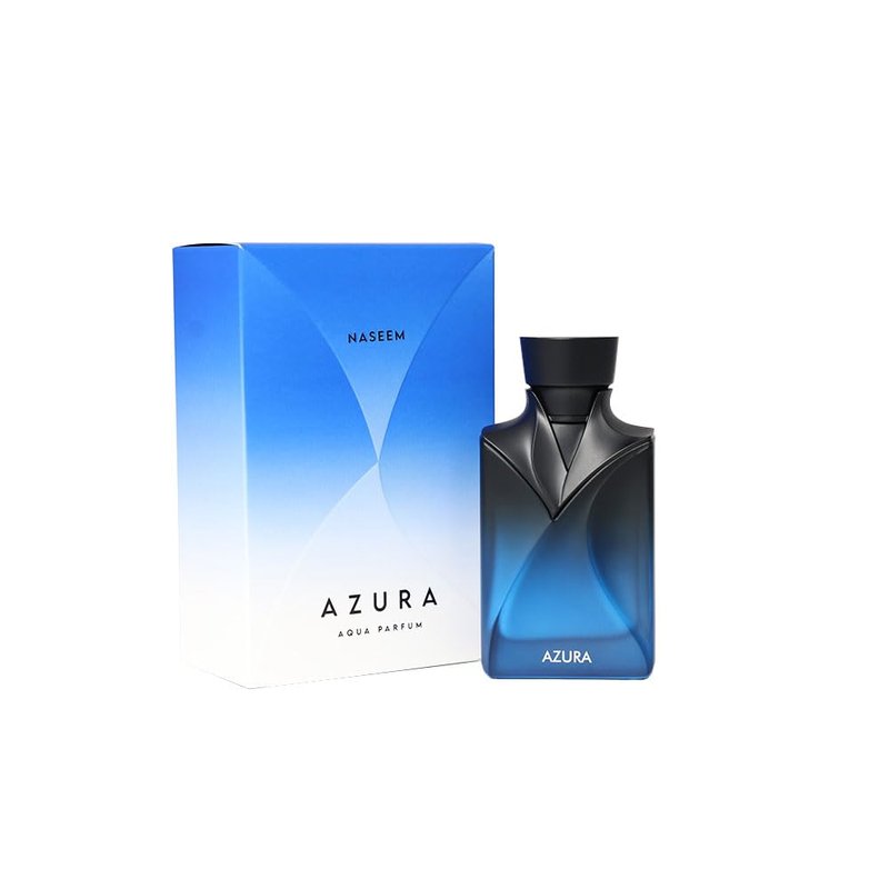 Azura Blue Aqua Perfume for Men - Fresh Spicy Aromatic 90ml | Alcohol-Free Long-Lasting Fragrance