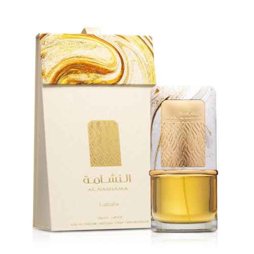 Lattafa Al Nashama ? Spicy, Fruity, Woody, Amber ? Eau de Parfum Spray Long-Lasting Fragrance for Unisex, 3.4 Ounce / 100 ml