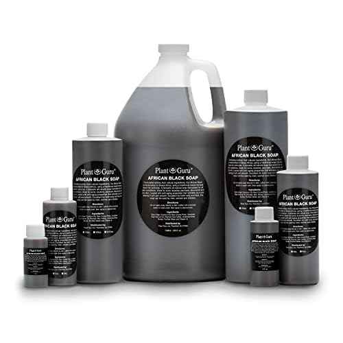African Black Soap Liquid Half Gallon - 100% Raw Pure Natural From Ghana, Acne Treatment, Aids Against Eczema & Psoriasis, Dry Skin, Scar and Dark spot Removal, Pimples and Blackhead, Face & Body Wash