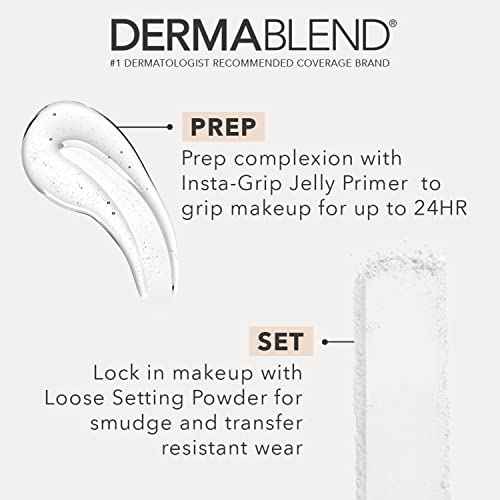 Dermablend Loose Setting Powder, Face Powder Makeup & Finishing Powder for Light, Medium & Tan Skin Tones