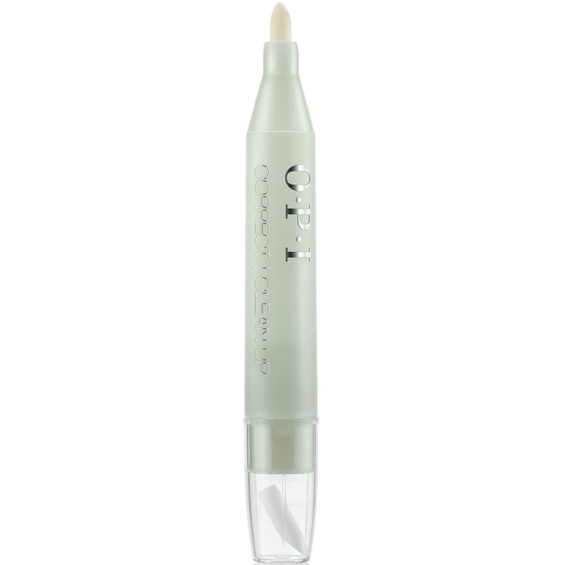 OPI Correct Clean Up | Refillable Nail Polish Remover Corrector Pen | Gentle & Non-Drying Formula | Includes Replacement Tip | 0.13 fl oz