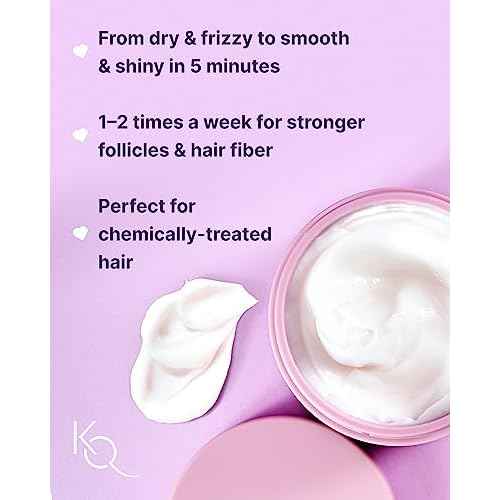Keranique Hair Mask - Deep Repair and Intense Hydration for Damaged, Dry, Fine Hair with Keratin Protein