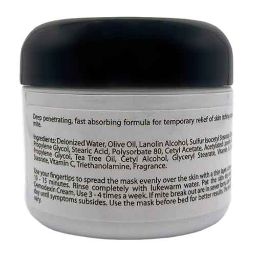 Scabiesun Multipurpose Face and Body Mask for Skin Itching, Rushes, Redness, Irritation. Soothing & Healing Ointment in 2 oz JAR.
