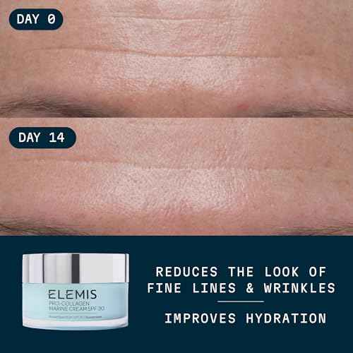 ELEMIS Pro-Collagen Marine Cream SPF 30, Lightweight Anti-Wrinkle Daily Facial Moisturizer