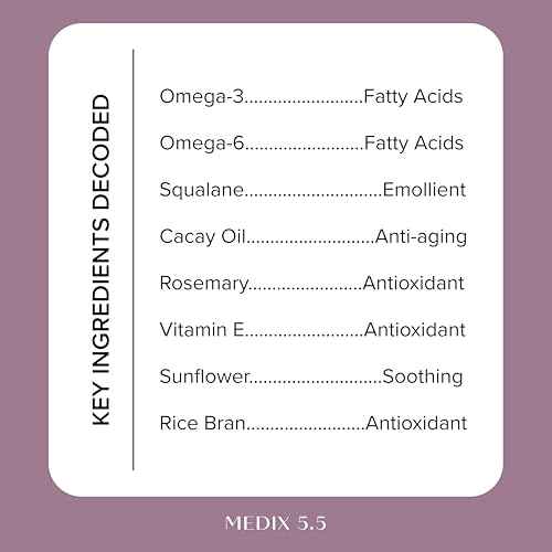 MEDIX Body & Face Moisturizer 20% Vitamin F Oil Hydrating Body Booster & Face Serum | Concentrated Vitamin F + Vitamin E Oil Super Serum For Skin Barrier | Crepey Skin Treatment, 1.7 Fl Oz