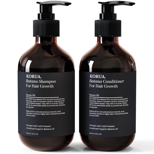 Batana Oil Shampoo and Conditioner for Hair Growth and Healthy Hair