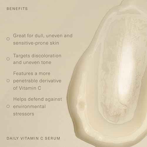 Oak Essentials Daily Vitamin C Serum | Face Serum for Even Skin Tone with Stable Vitamin C, Squalane & Plankton Extract, 1 Oz