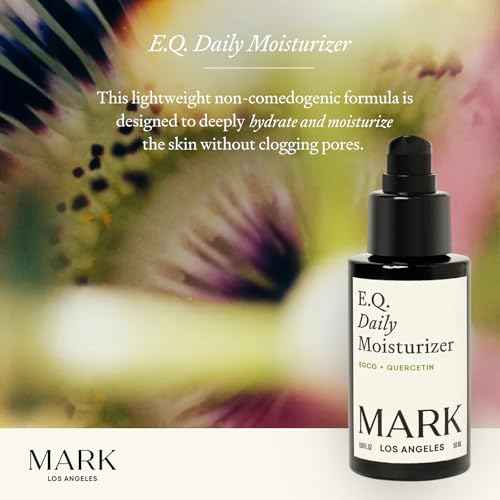EQ Daily Moisturizer - EGCG + Quercetin - Hydrating Face Cream - For Dry Skin, Redness & Blemishes - With Jojoba & Squalene Oil - Lightweight Plant-Based Formula - 1.69 fl oz