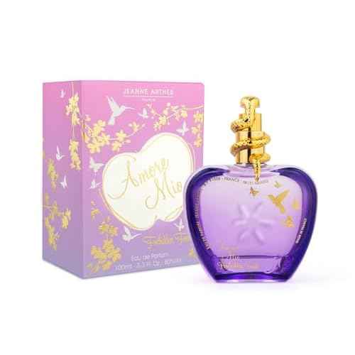 Jeanne Arthes - AMORE MIO FORBIDDEN FRUIT Eau de Parfum - Spray perfume for women - Fresh Floral Scent - Notes of Cassis, Raspberry Sorbet, Mandarin - Made in France - 3.38 Fl.oz