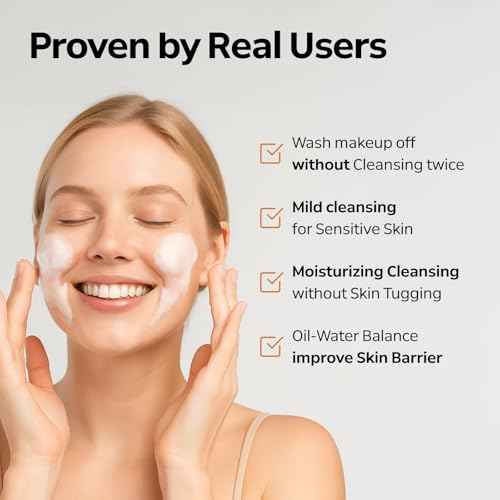 Easy Bubble Jojoba Latte Cleanser, 9 Grain Based Ingredients, Oil&Foam Cleanser, EWG Green Ingredients, Double Cleansing, All Skin Types, No Dry Tight Feeling, Korean Skincare, 6.59 fl.oz/195ml