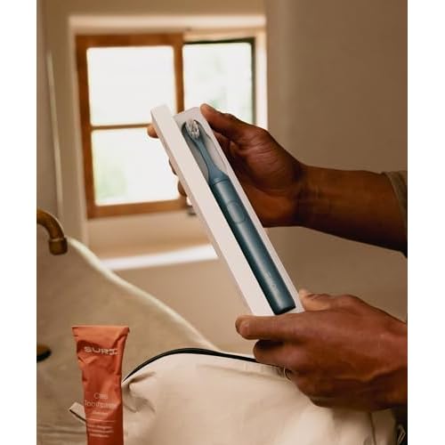 SURI UV Sanitizing Clean & Charge Travel Case (White) - Official Brush Accessory