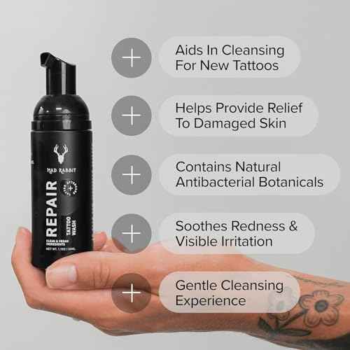 Tattoo Aftercare Kit ? Tattoo Balm & Tattoo Foam Soap Cleanser ? Tattoo Care for New Tattoos, Tattoo Moisturizer for Old Ink, Vegan, Fragrance-Free, Clean Ingredients