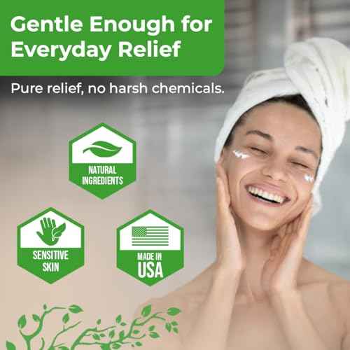 Wild Naturals Eczema & Psoriasis Cream for Dry, Itchy Skin ? Eczema Relief for Adults & Kids ? Moisturizing Psoriasis Cream with Manuka Honey