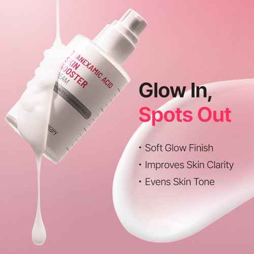 MEDITHERAPY Tranexamic Acid Skin Booster Cream 3.4 Fl Oz - 5% Niacinamide & 3% TXA Korean Face Moisturizer - Gentle Face Cream for Improved Clarity & Even Skin Tone - Radiant Complexion, Natural Color