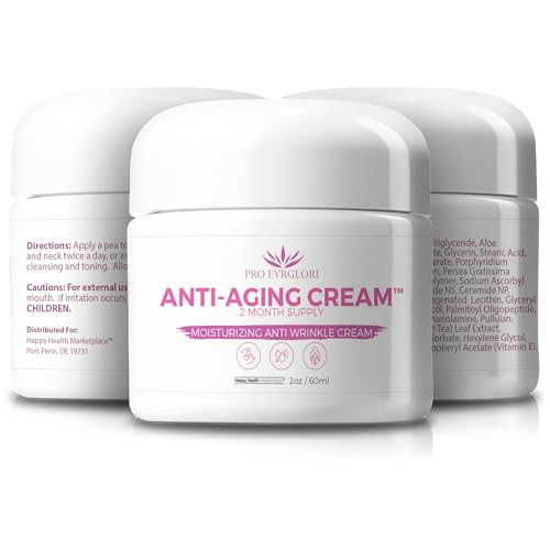 Pro Evrglori Anti Aging Cream - 2 Month - Our Best Anti Aging Cream for Women - Pro Everglori Skincare Anti Wrinkle Cream for Women - Pro Evrglori Anti Aging Skin Cream for Women - Skin Wrinkle Cream