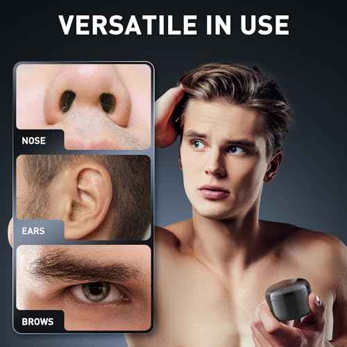 Nose Wax Kit Men and Women 100g Wax USB Fast Heat Smart Constant Temp 12 Nose Hair Sticks 3 Silicone Pots Travel Size Unisex Suitable for Different Body Parts