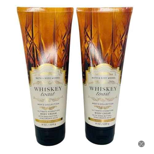Bath & Body Works Whiskey Toast Ultimate Hydration Body Cream 8 Ounces Pack of 2