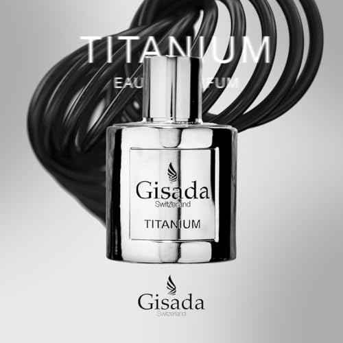 Gisada Switzerland - Titanium | Eau de Parfum for Men | 1.7 fl oz (50ml) | Spicy, Amber, Warm, and Woody Notes | Long-Lasting Scent | Perfume & Cologne