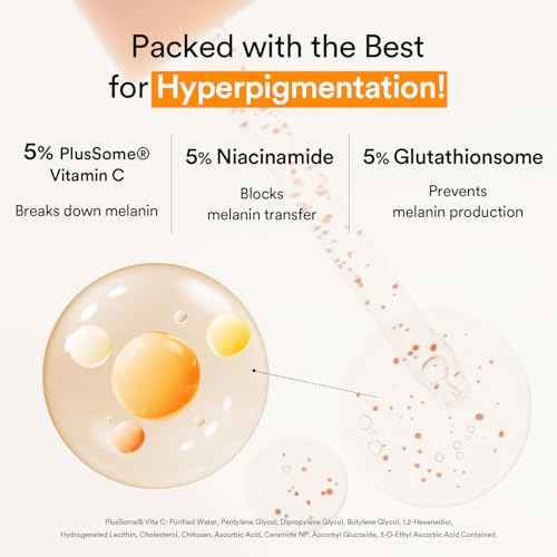 Abib Glutathiosome Dark Spot Serum Vita drop 1.69 fl.oz. | Korean Skincare, Dark Spot, Hyperpigmentation Treatment | Serum for Sensitive, Uneven Skin