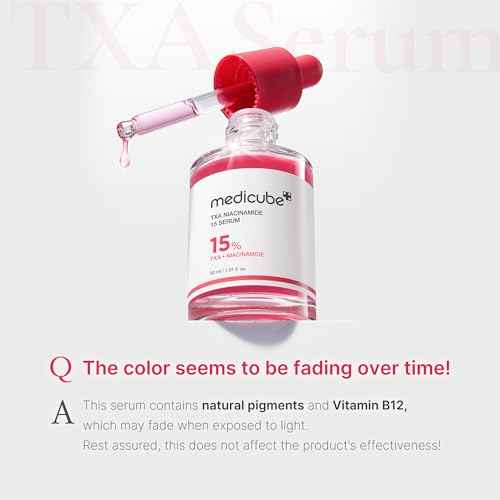 medicube TXA+Niacinamide 15% Glow Facial Serum for After Spot Care | All-in-One Daily Korean Skincare | Uneven Skin Tone, Texture, and Hydration Care | High-Potency Tranexamic Acid 5% | 1.01 fl.oz