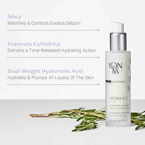 YON-KA AGE DEFENSE HYDRA NO. 1 FLUIDE Hydratante, Reparatrice Fluid (1.7 Ounce / 50 Milliliter) - Non-Greasy Hydrating Fluid Designed For Oily Skin Types